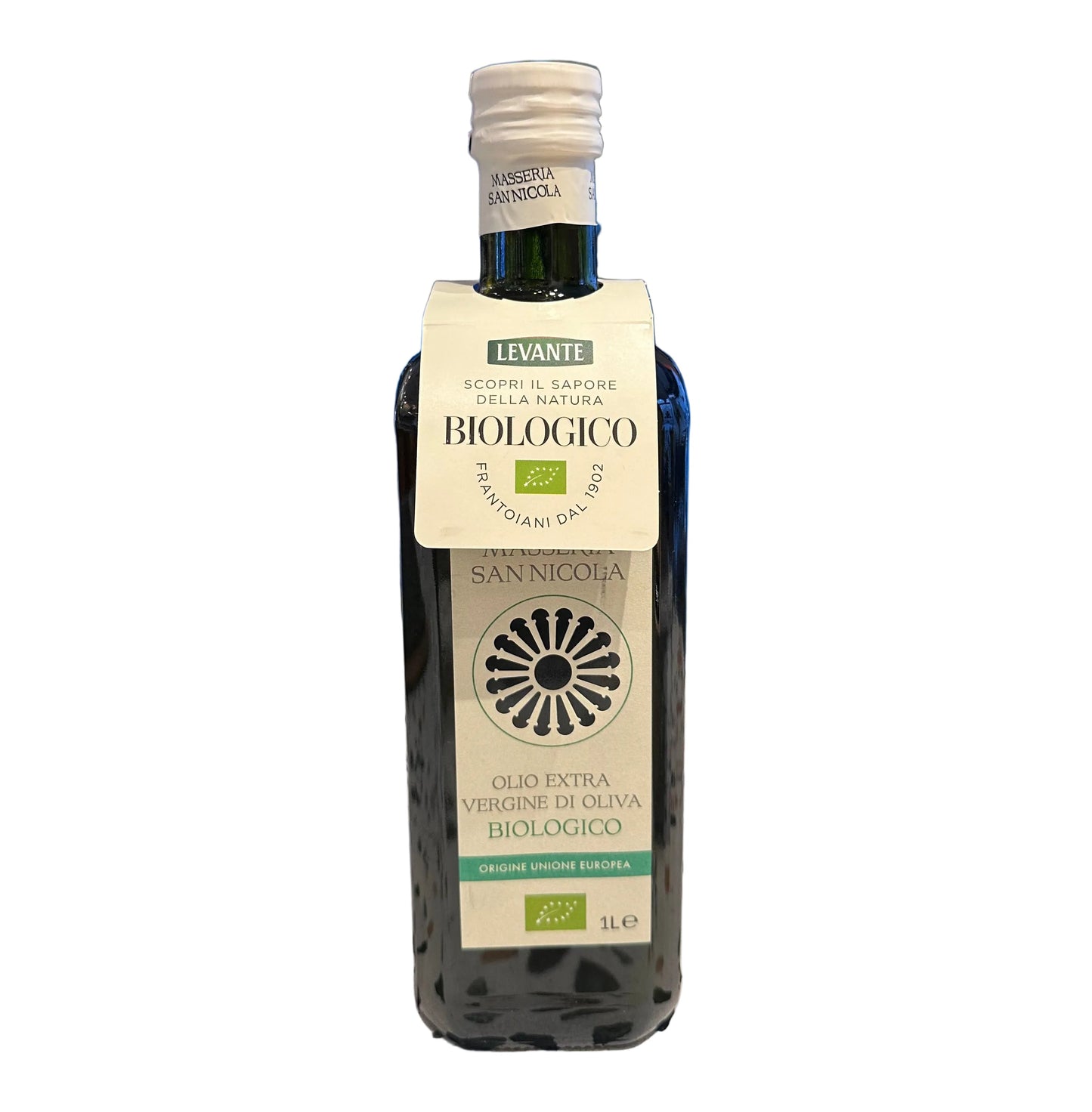 Оливковое масло Extra Vergine di Oliva Biologico MASSERIA SAN NICOLA, 1 L