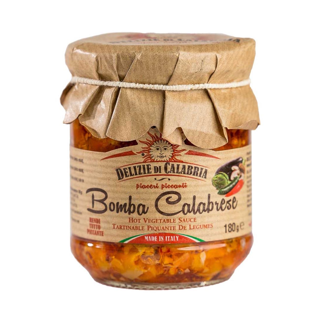 Острый соус DELIZIE CALABRIA Bomba Calabrese, 180г