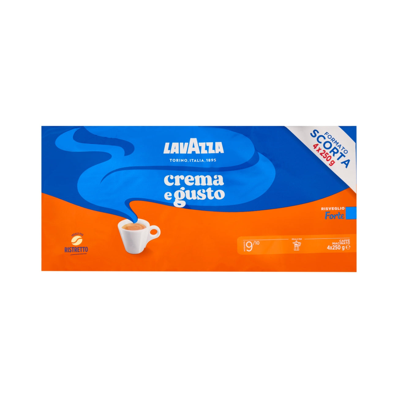 Jahvatatud kohv Crema e Gusto Forte,  4 x 250g