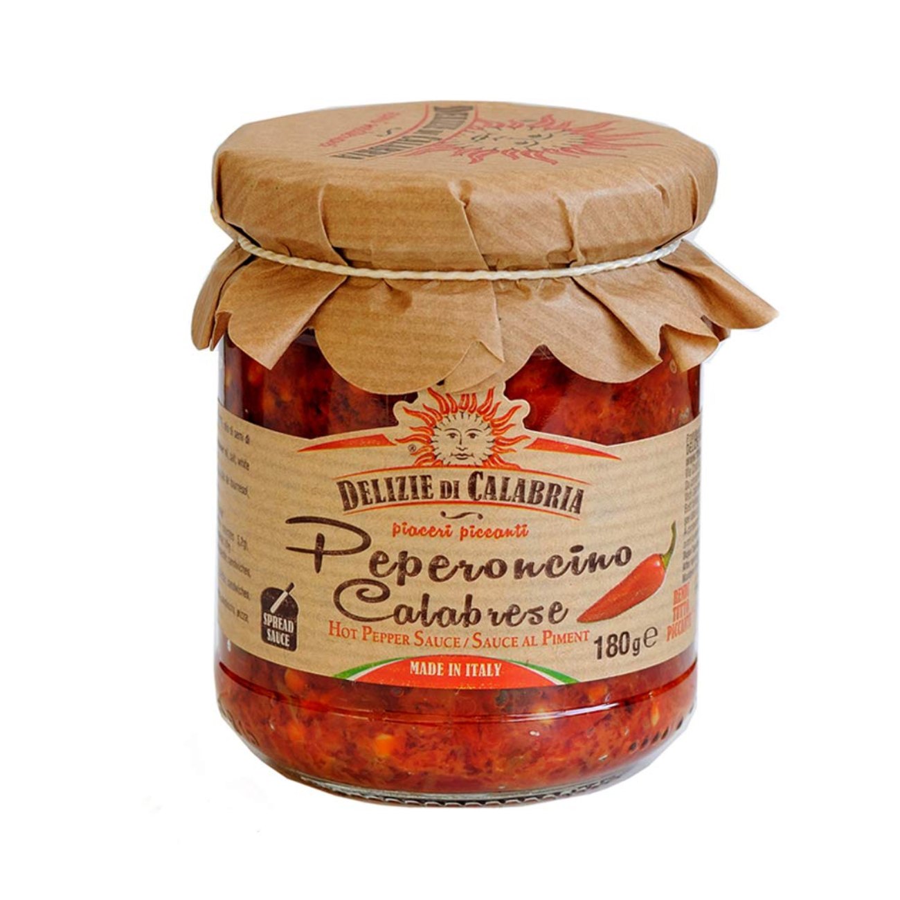 Vürtsikas tšillikaste DELIZIE CALABRIA Peperoncino Calabrese, 180 g