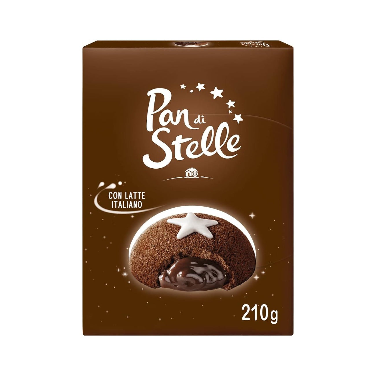 Šokolādes kūka PAN DI STELLE Mooncake, 6 gab.