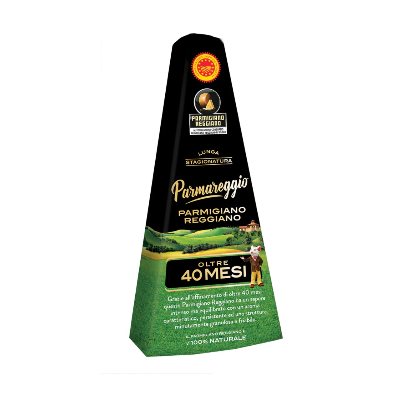 Cietais siers PARMAREGGIO Parmigiano Reggiano 40 mēn., 200g