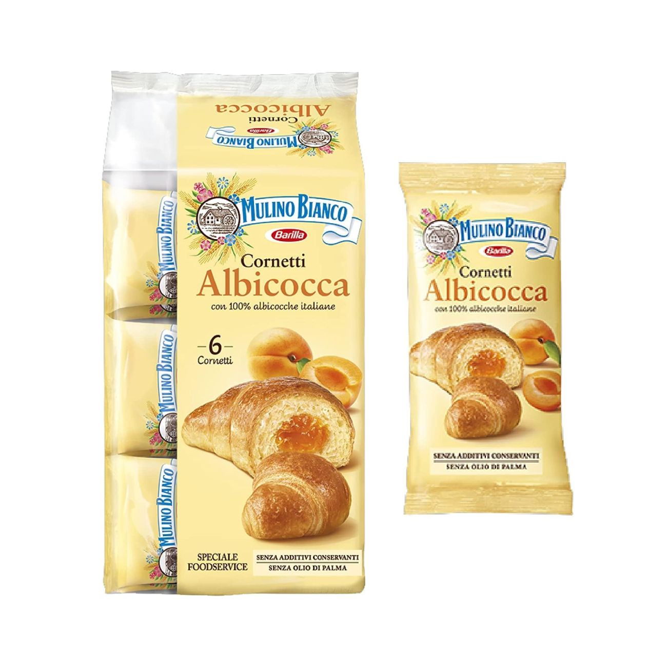 Kruasāni MULINO BIANCO Cornetti Albicocca, 300g