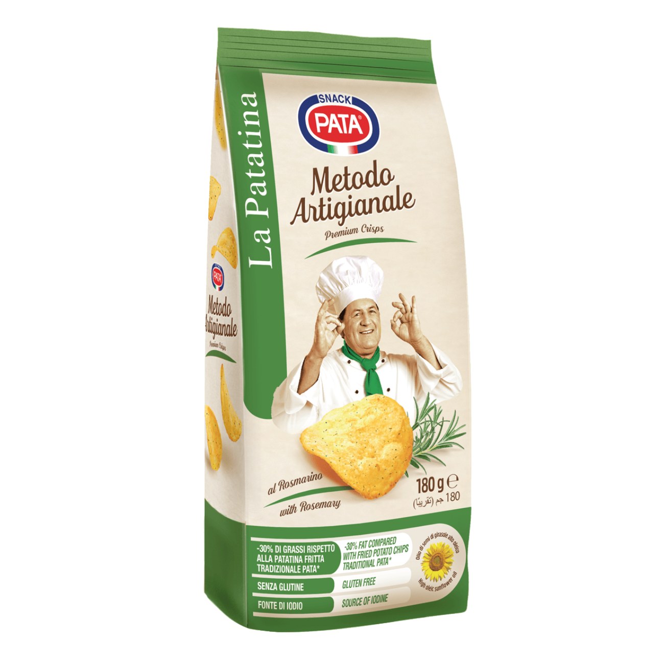 Картофельные чипсы PATA со вкусом розмарина, 150г