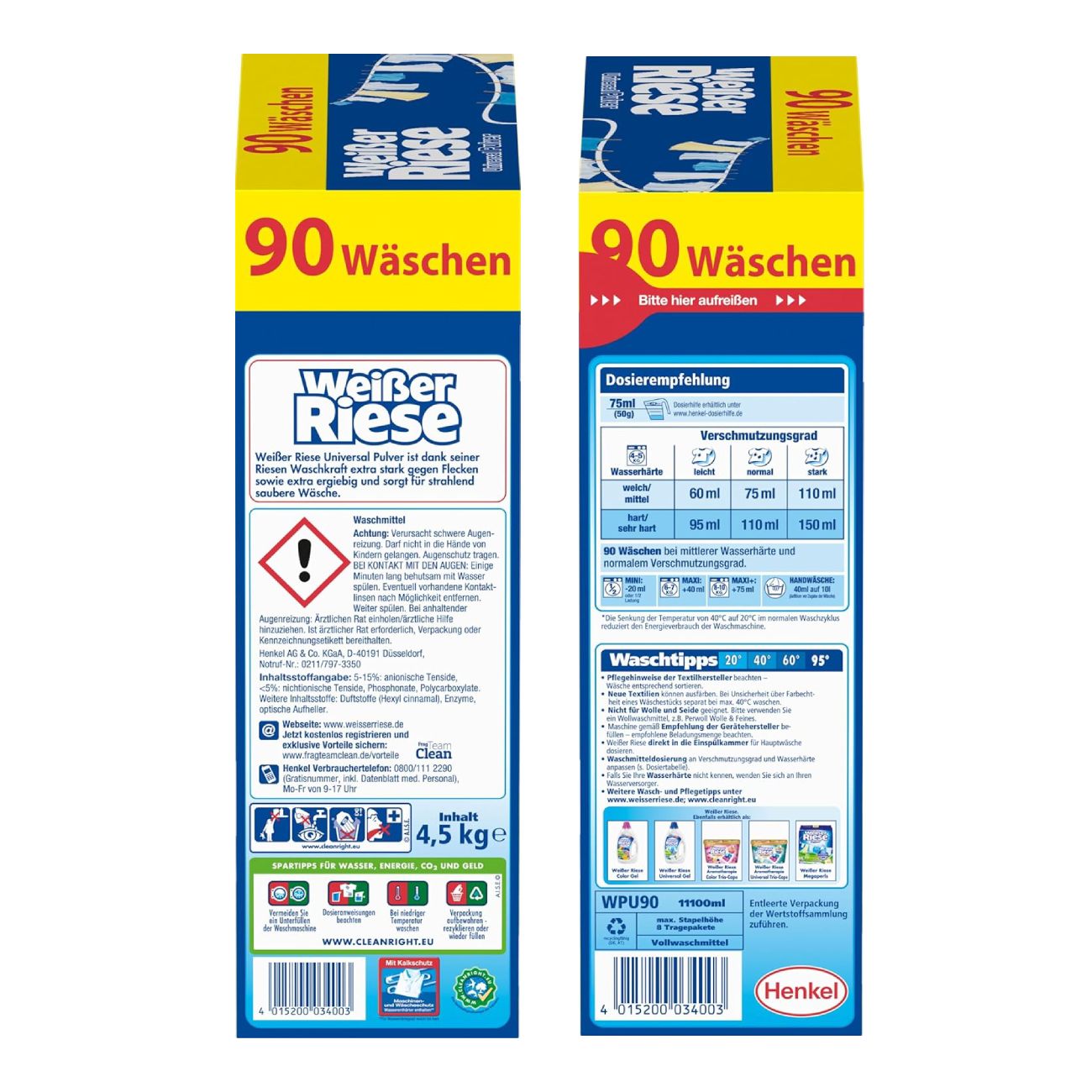 Skalbimo milteliai Universal, 90MR