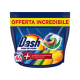 Skalbimo kapsulės DASH Color, 46 vnt.