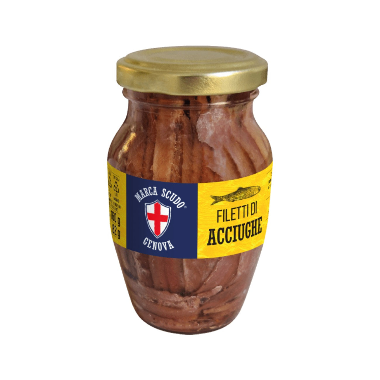 Anšovu fileja MARCA SCUDO, 80g