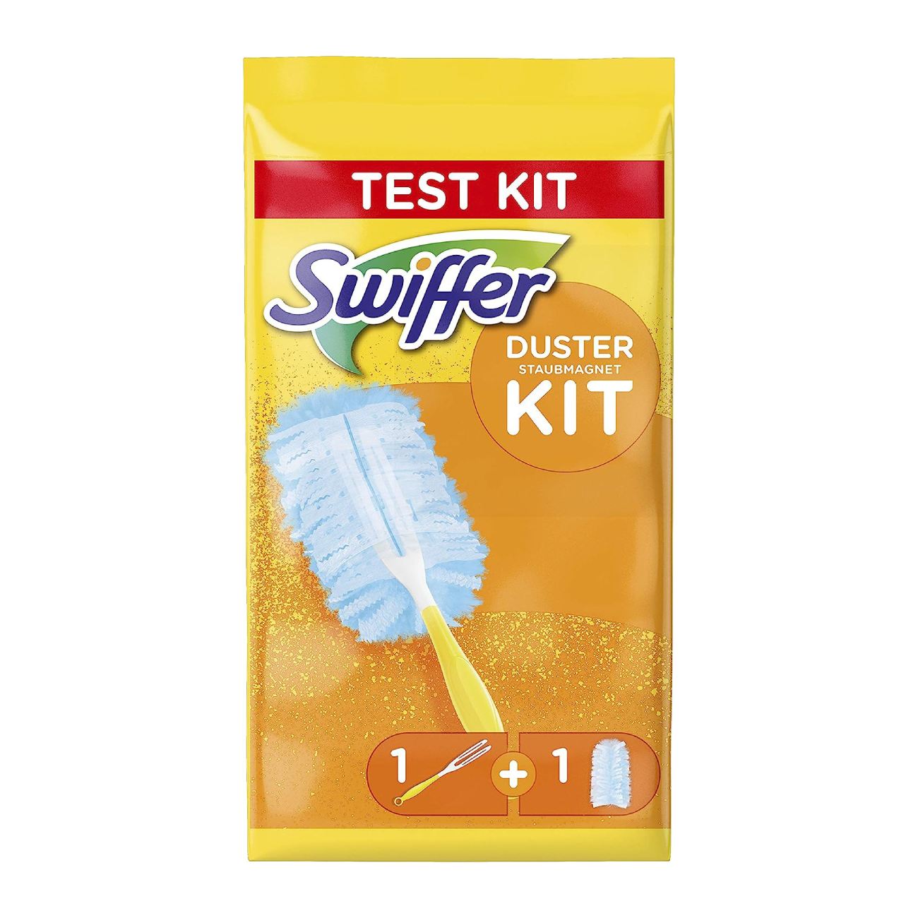 Putekļu slotiņa ar rokturi SWIFFER Duster Test Kit