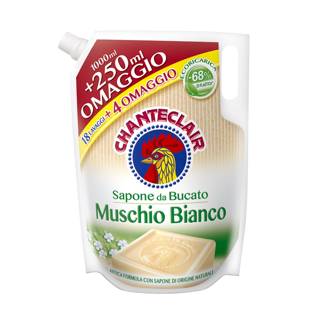Гель для стирки Muschio Bianco, 22MR