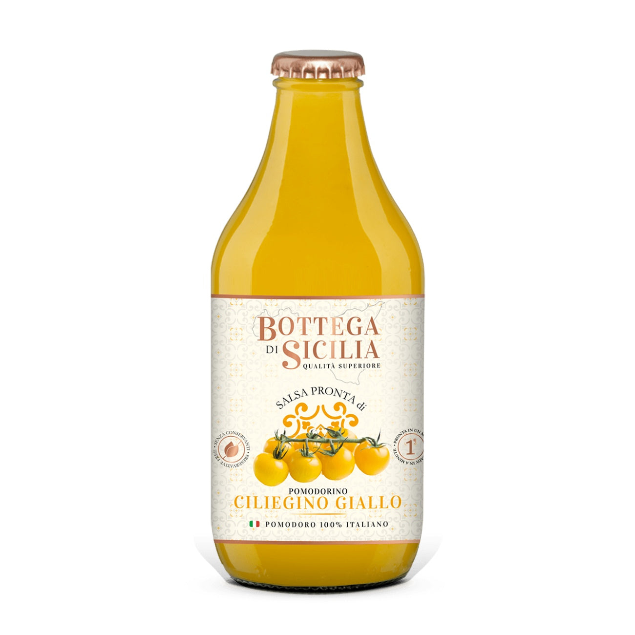 Dzelteno tomātu mērce BOTTEGA DI SICILIA Salsa Ciliegino, 330g