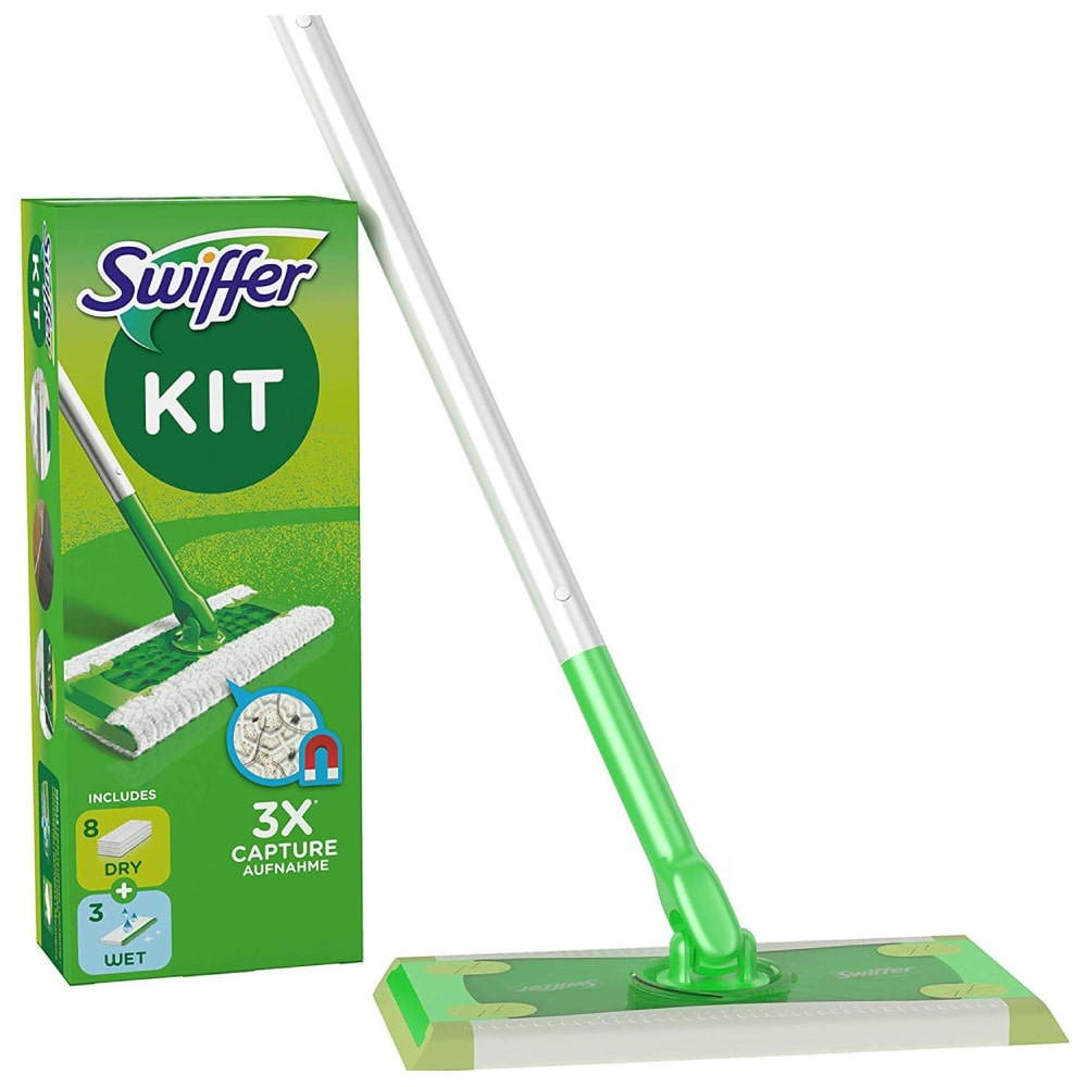 Grīdas slota ar salvetēm Dry Kit
