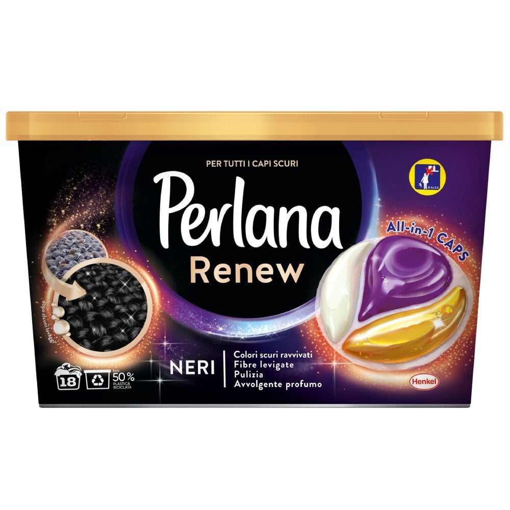 Kapsulas veļas mazgāšanai Black Renew, 18MR