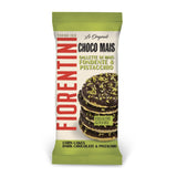 Corn galettes with dark chocolate and pistachios, 77g