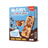 Nut bar with nuts and dark chocolate MISURA Mandorle, 4 x 30g