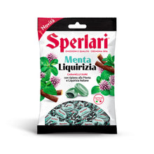 Caramel candies with peppermint and licorice filling SPERLARI, 150 g