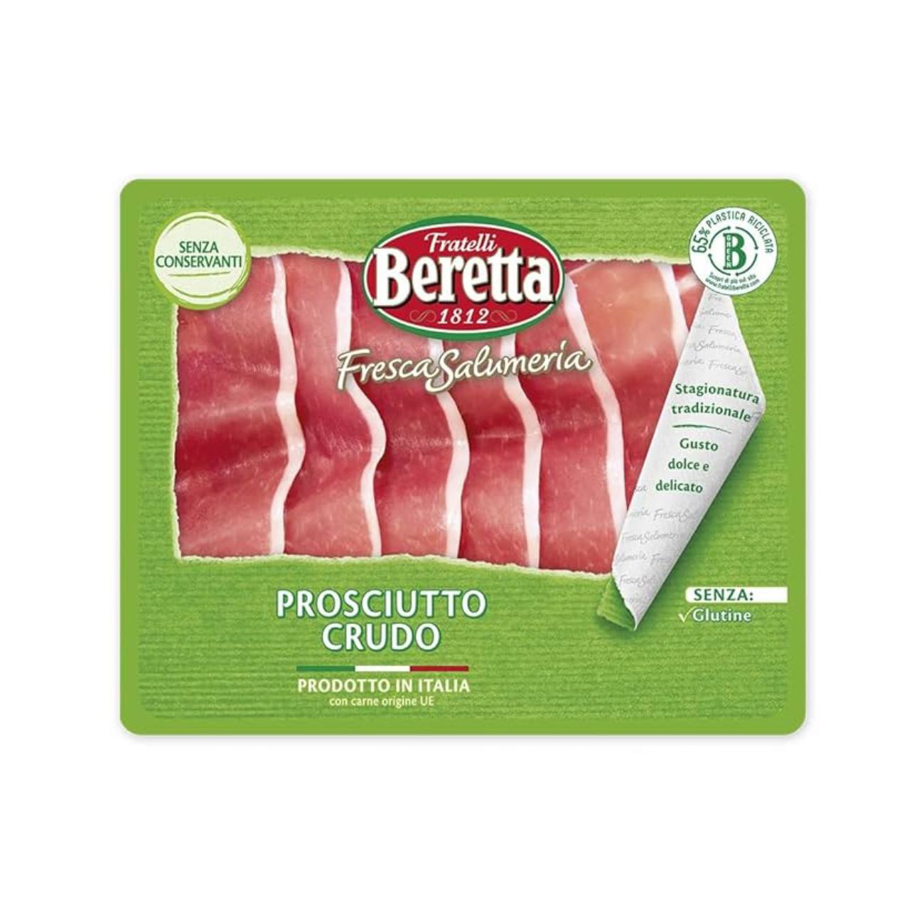 Vītināts cūkgaļas šķiņķis BERETTA Prosciutto Crudo, 100g
