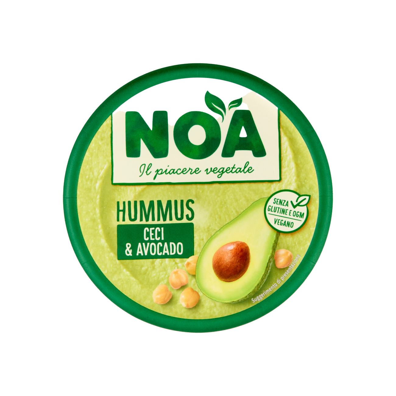 Hummus ar turku zirņiem un avokado NOA, 175g