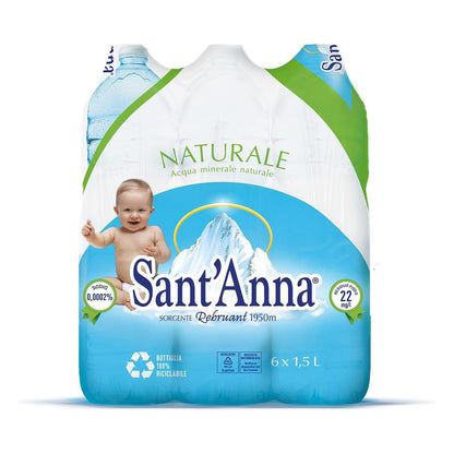 Natural still mineral water SANT'ANNA Naturale, 1500 ml