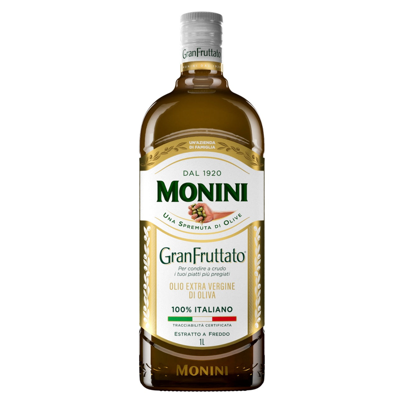 Olīveļļa MONINI GranFruttato 100% Italiano, 750 ml