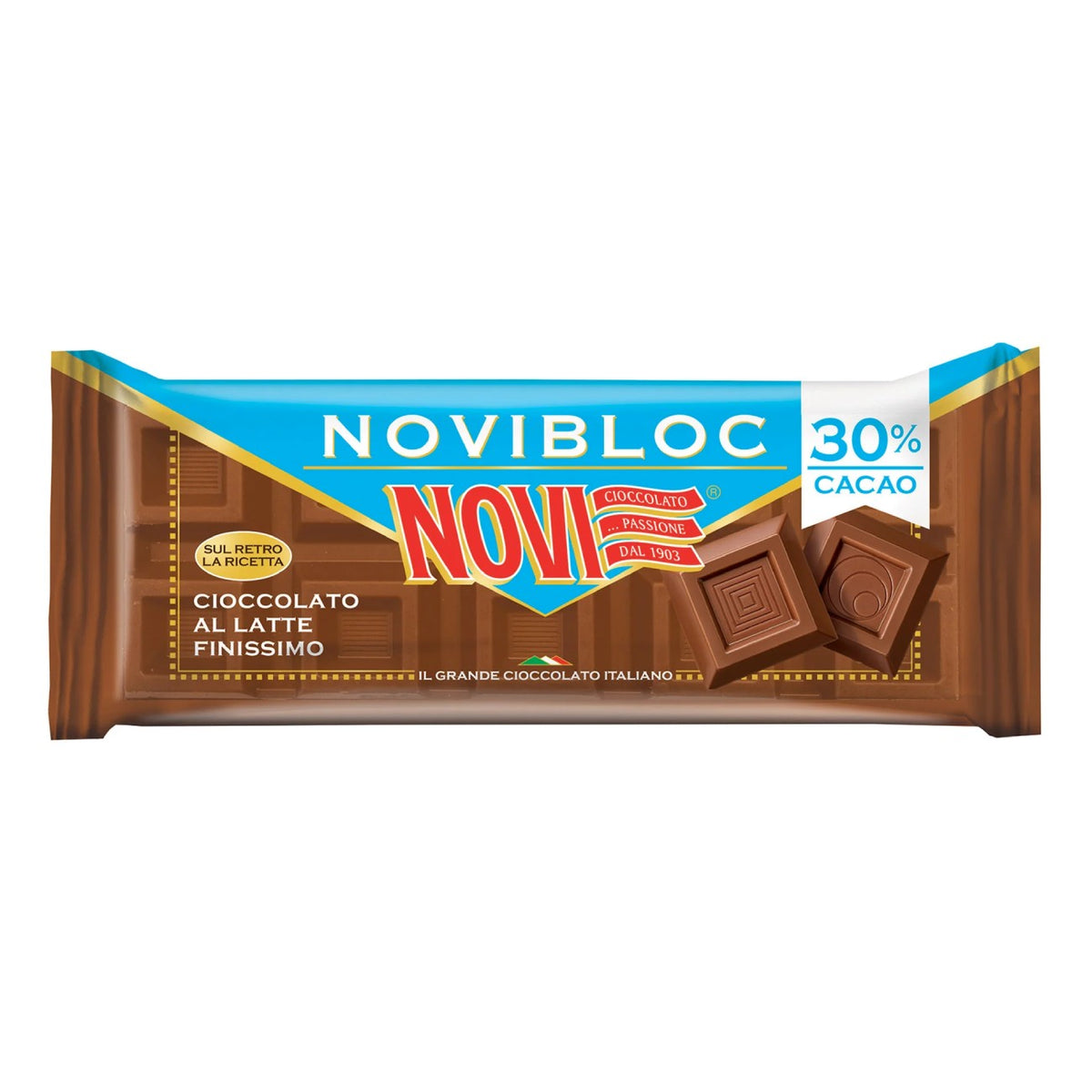 Piena šokolāde 30% NOVI Novibloc al Latte, 150g