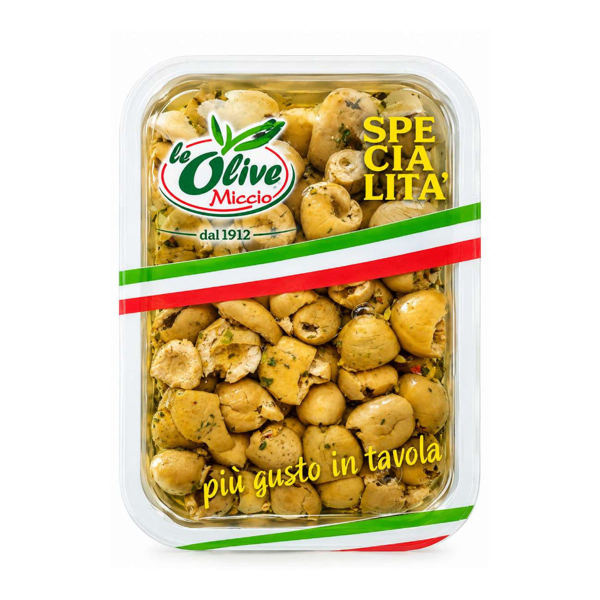 Svaigās olīvas bez kauliņa MICCIO Paesanella, 250g