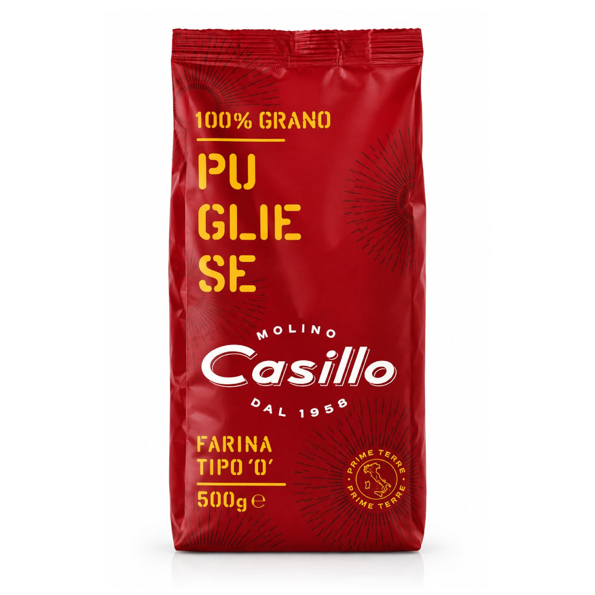 Мягкая пшеничная мука CASILLO Puglia Type 0, 500г