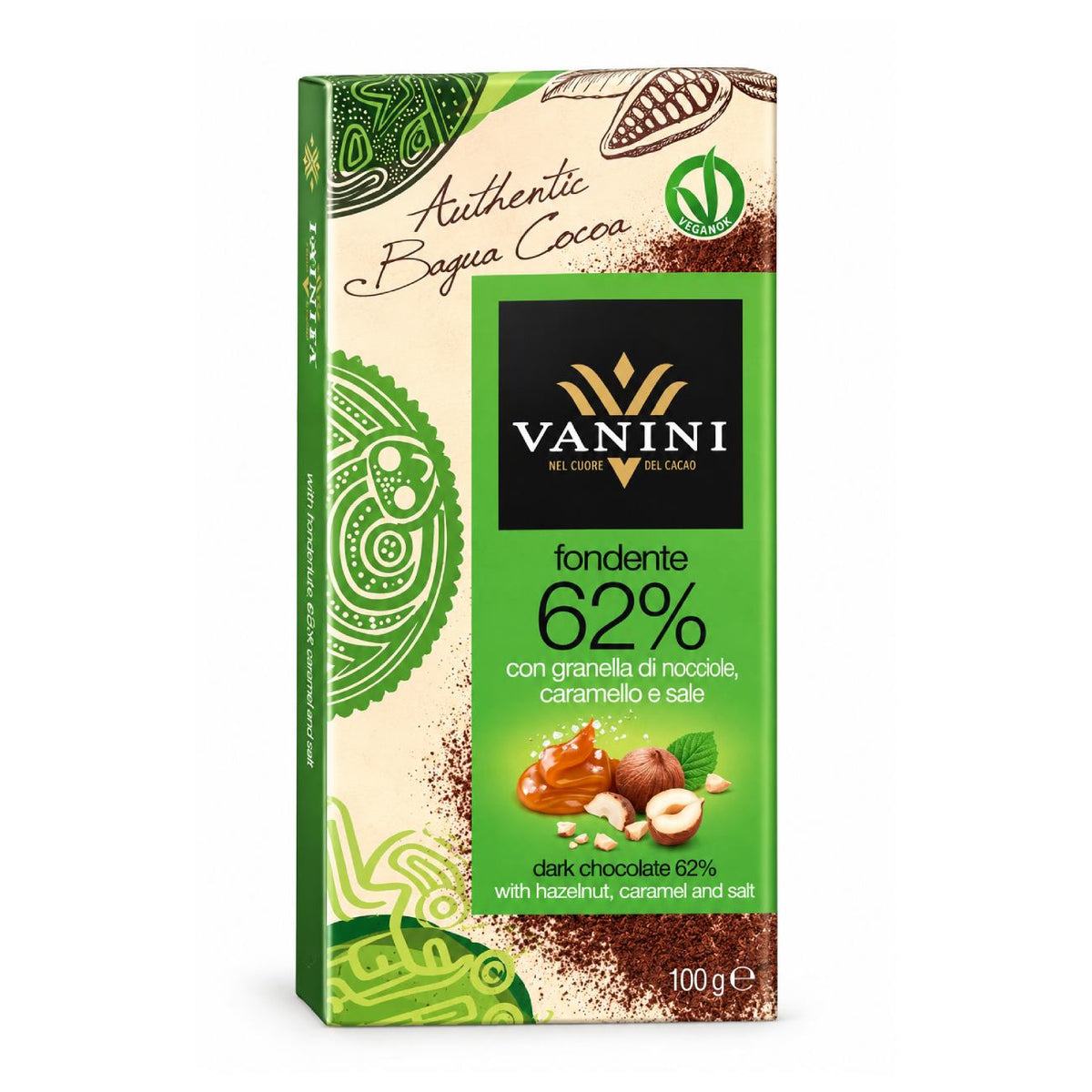 Tumšās šokolādes tafelīte VANINI Perù Fondente 62% 100g