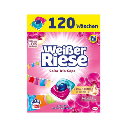 Veļas mazgāšanas kapsulas WEISER RIESE Color Aromatherapy, 120MR
