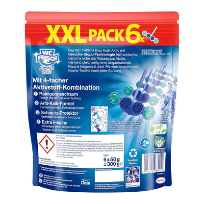 Туалетный блок Kraft-Aktiv Ocean Fresh, 6х50г