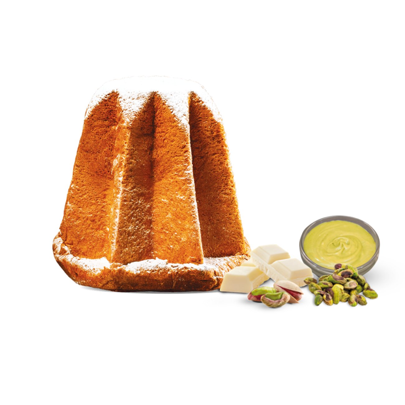 Pandoro with pistachio cream MELEGATTI Pandoro Pistacchio, 750g