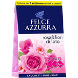 Smaržīgie spilventiņi drēbēm Rosa & Fiori di Loto, 3 gab.