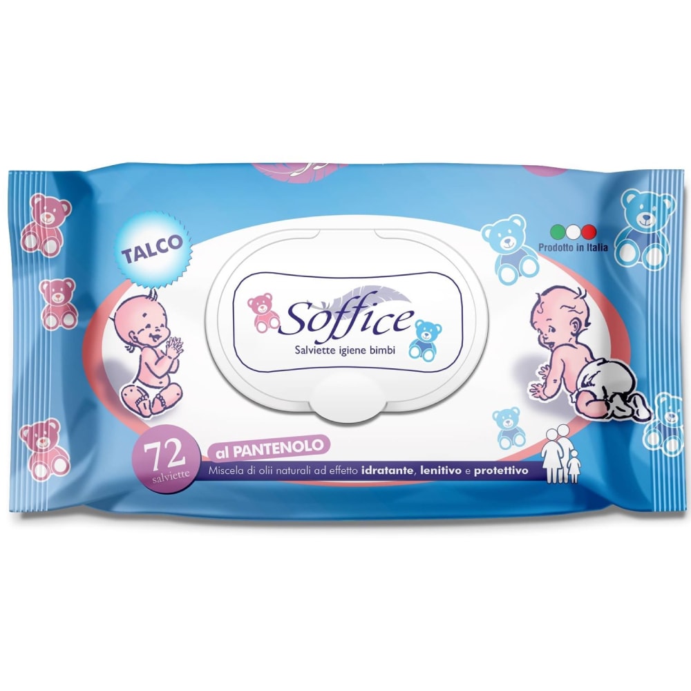 Wet wipes for babies SOFFICE Talco, 72 pcs.