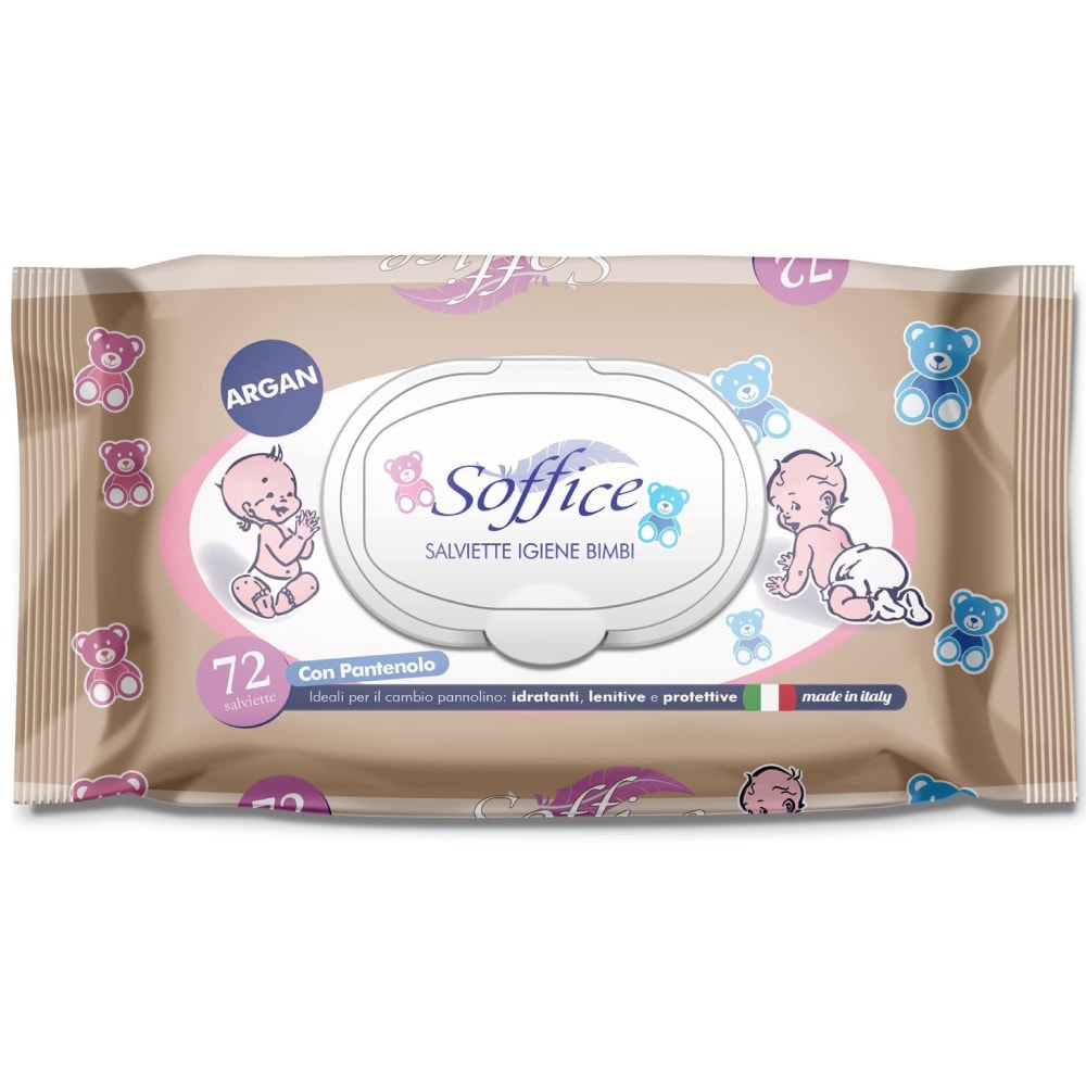 Wet wipes for babies SOFFICE Argan, 72 pcs.