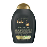 OGX Kukui Oil Hydrate & Defrizz juuksešampoon, 385 ml