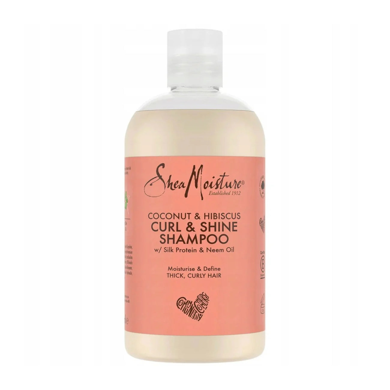Matu šampūns SHEA MOISTURE Curl & Shine, 384 ml