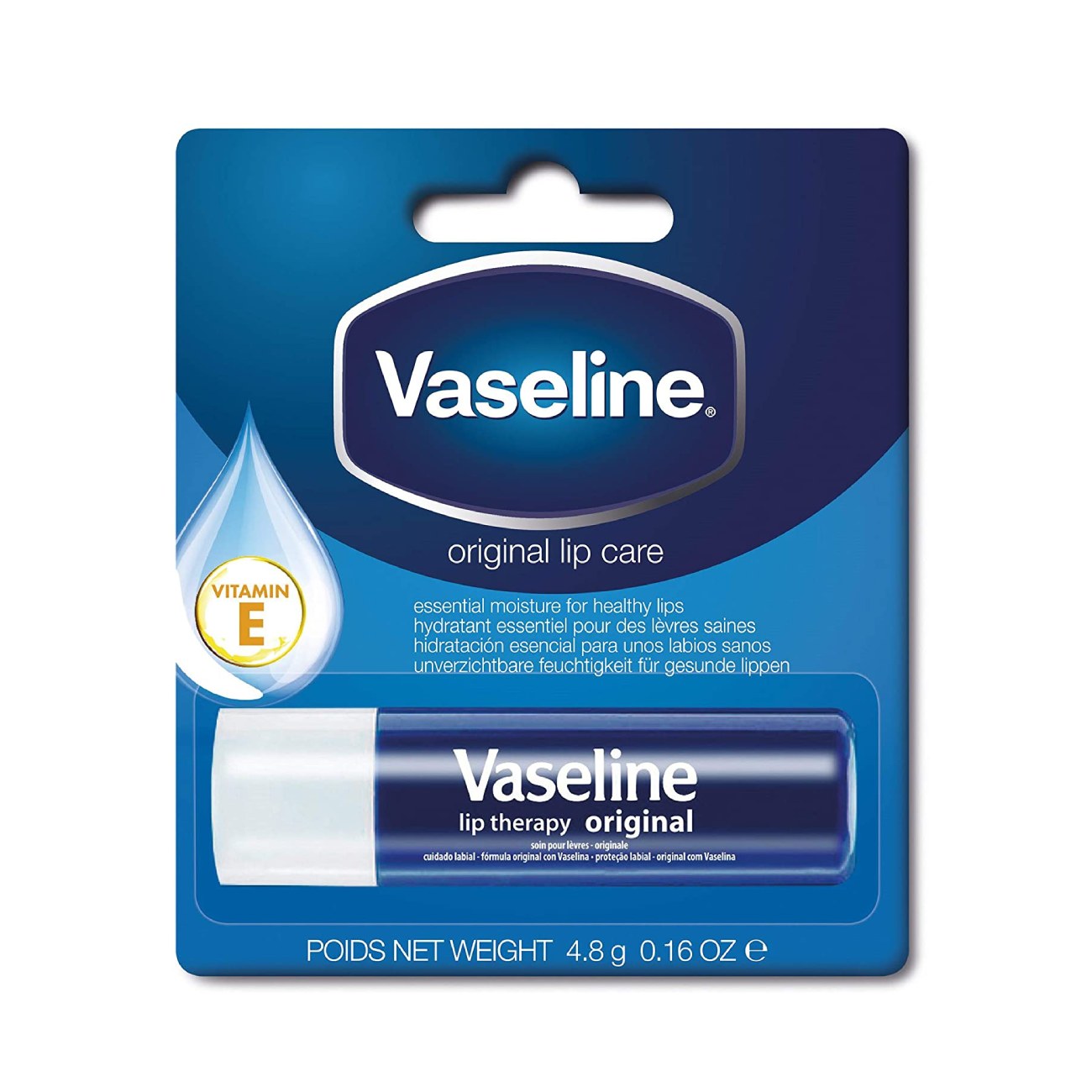 Lūpu balzāms VASELINE Original Lip Care, 4.8g