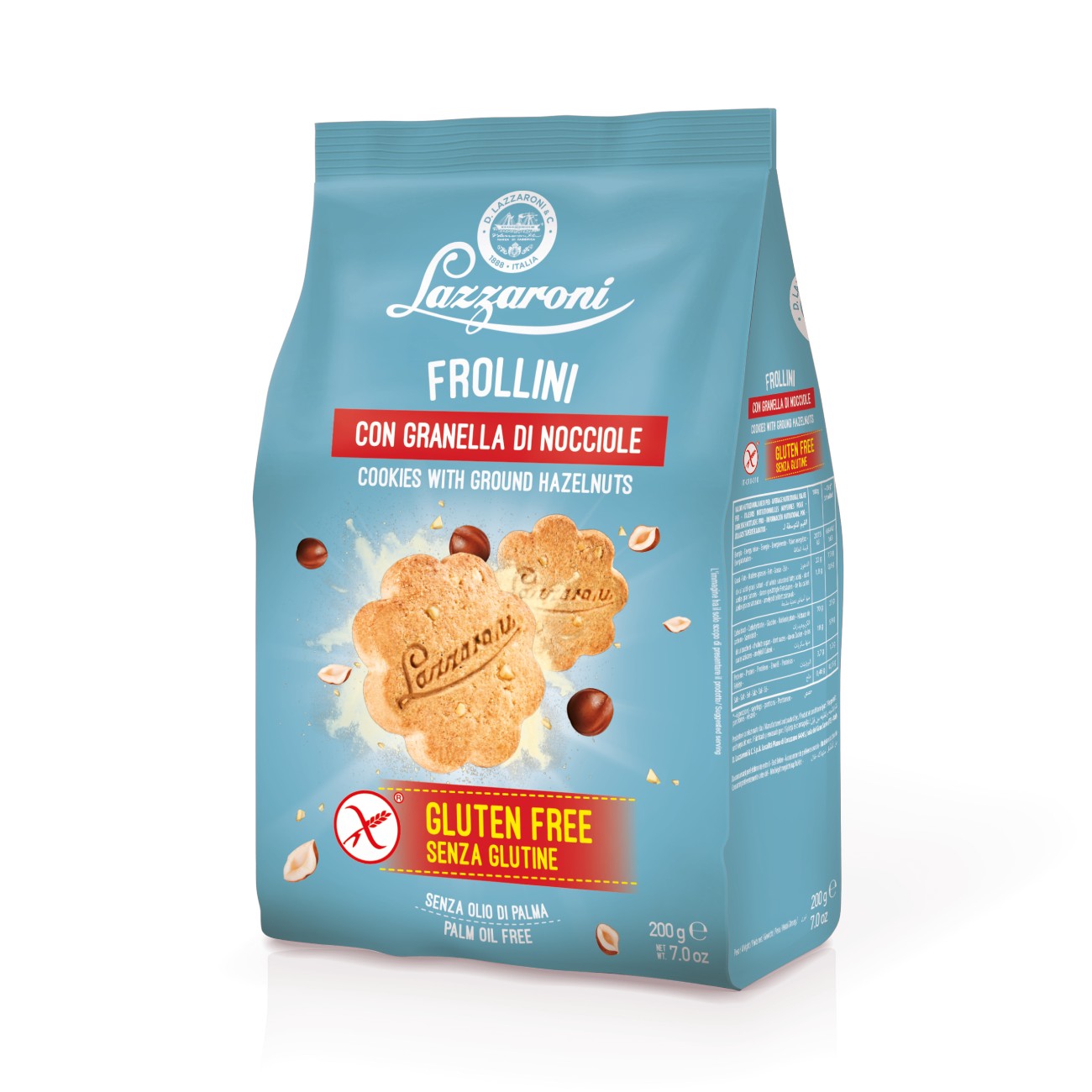 Gluteenivabad küpsised sarapuupähklitega, 200g