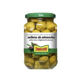 Zaļās olīvas ar mandelēm, 380g/175g