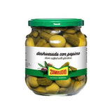 Kurgitäidisega rohelised oliivid, 620g/300g