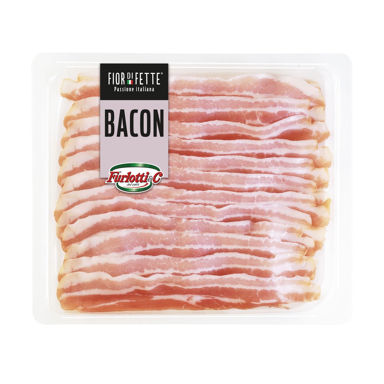 Auksti kūpināts bekons FURLOTTI, 100g – MOOP MARKET