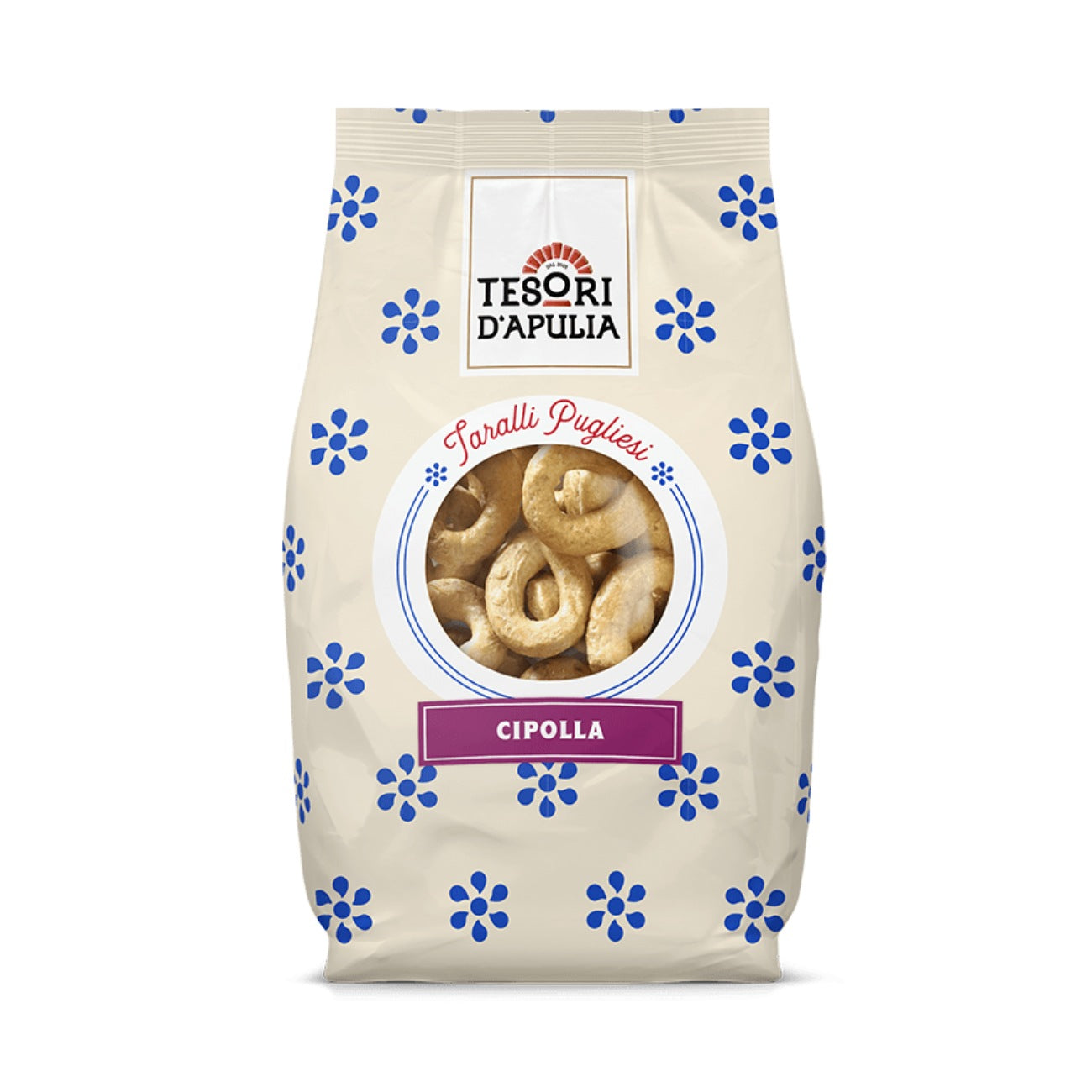 Itaalia suupiste sibulaga Taralli Cipolla, 400g