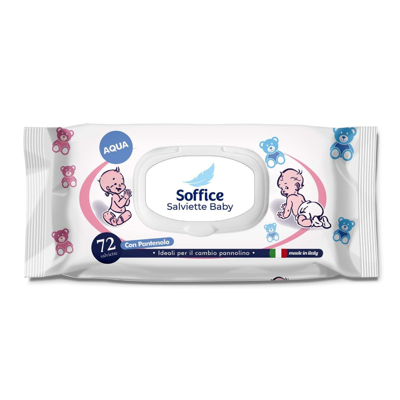 Wet wipes for babies, 72 pcs.