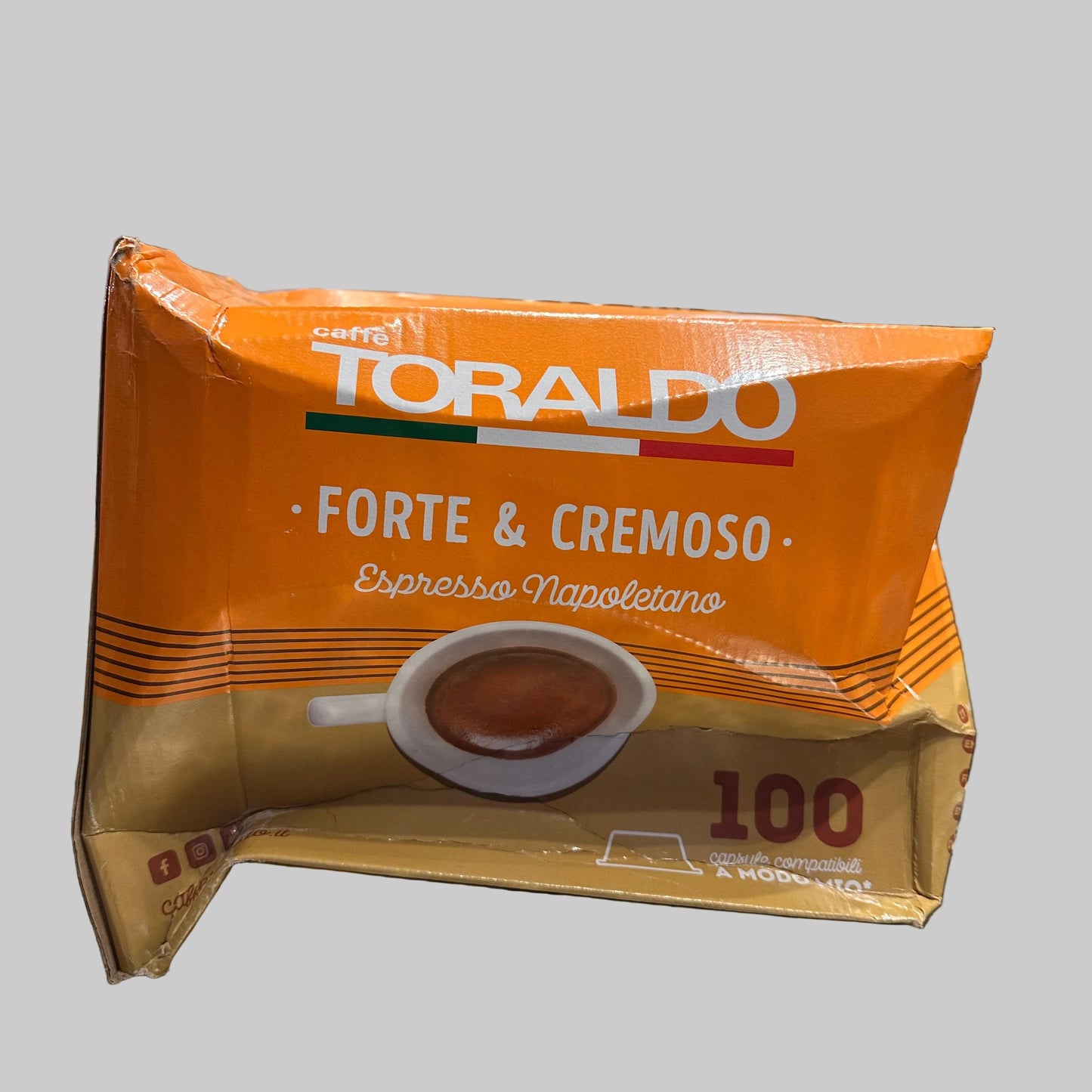 Coffee capsules TORALDO Forte & Cremoso (210g), 30 pcs.