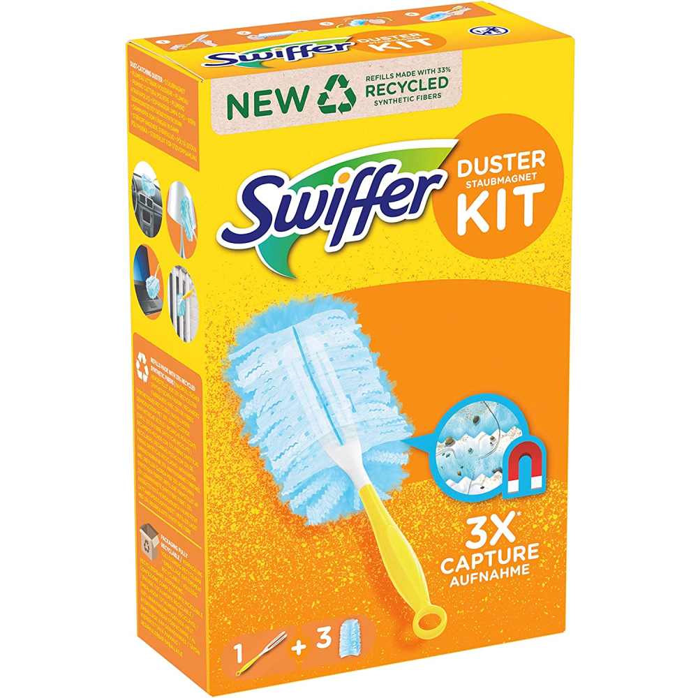 Putekļu slotiņas ar rokturi SWIFFER Duster Kit
