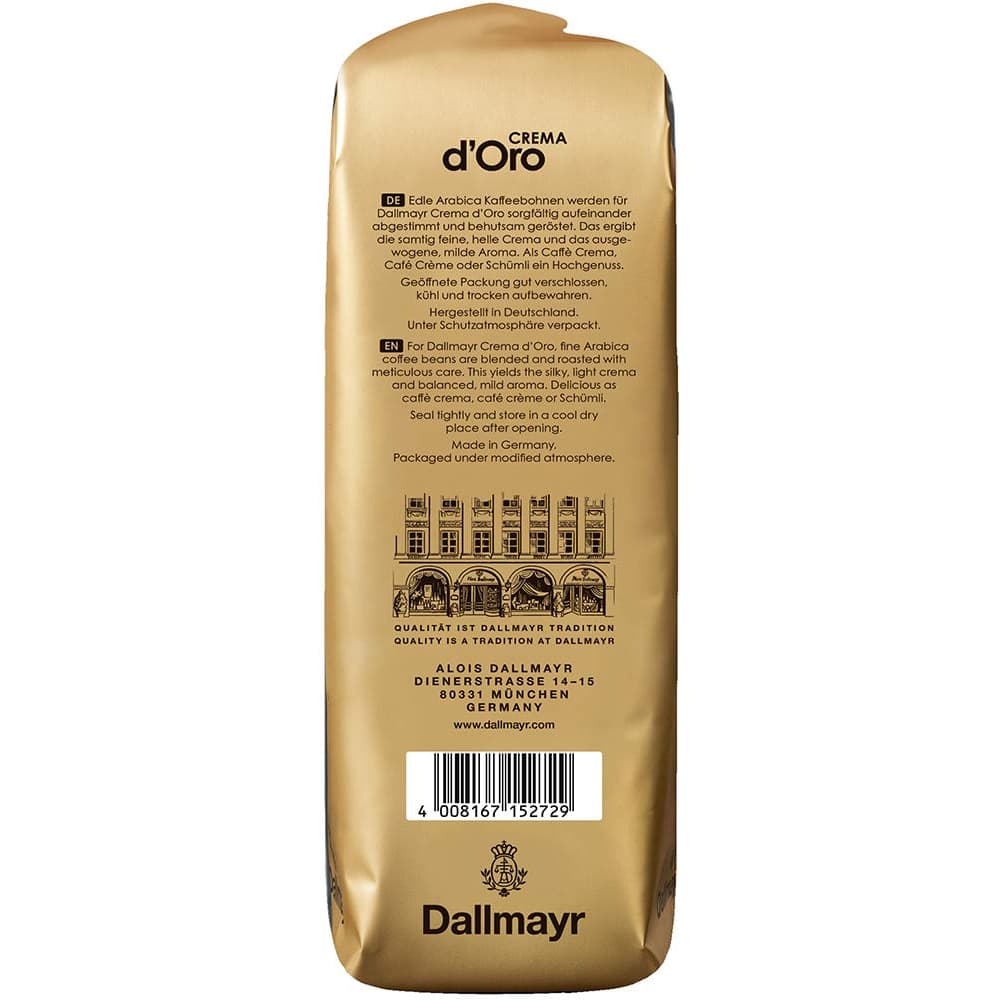 Kafijas pupiņas Crema d'Oro, 1 kg