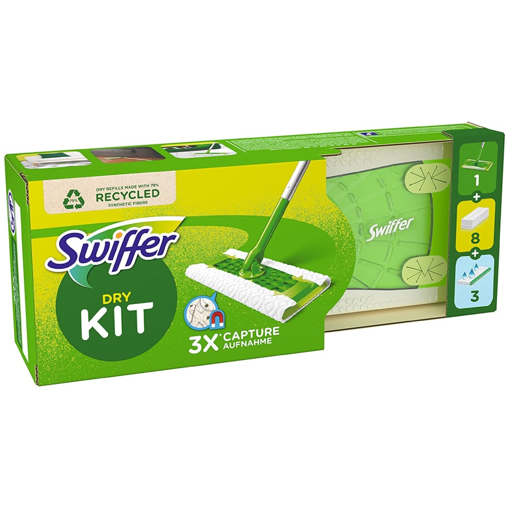 Swiffer Sweeper starter kit, avec 2 chiffons secs