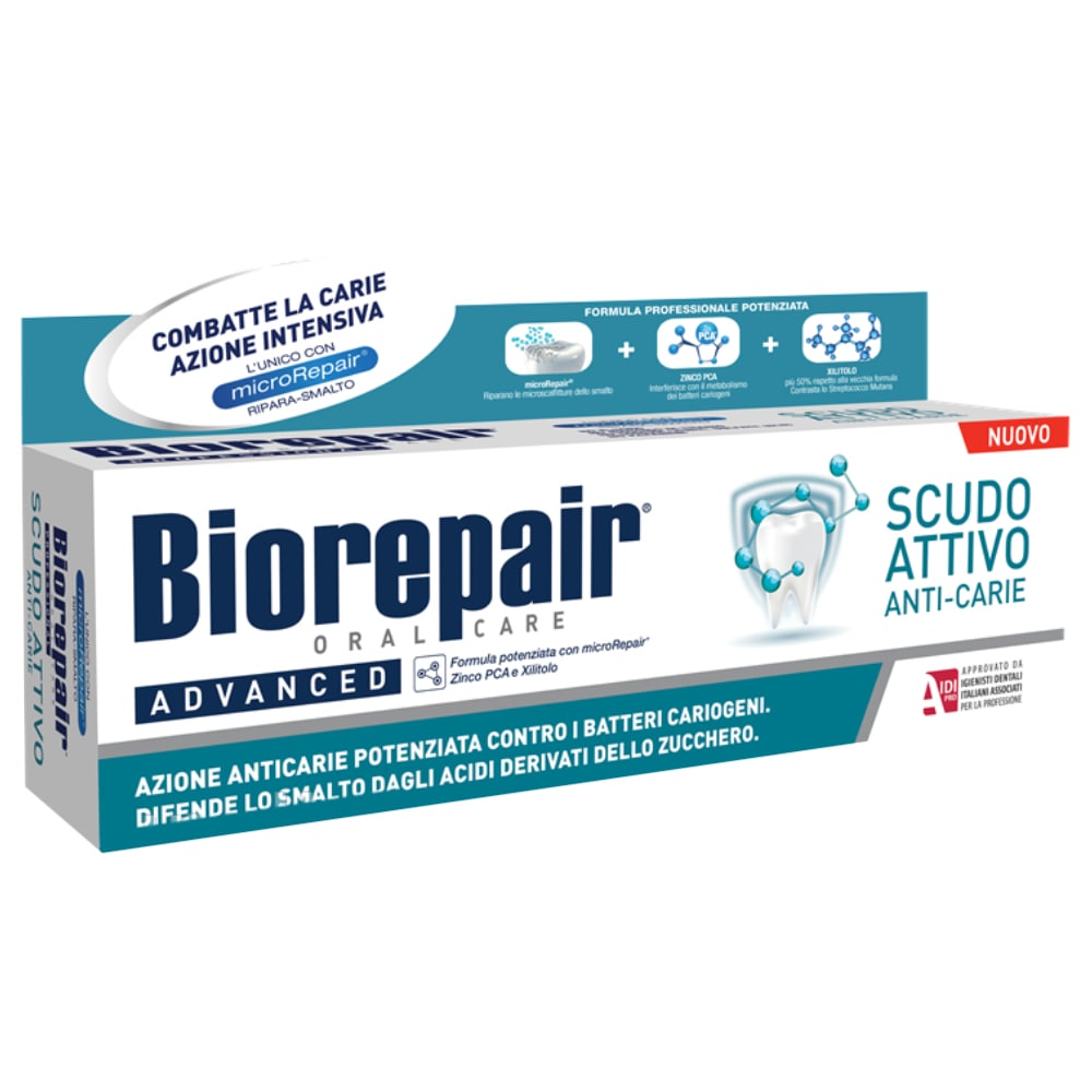 Zobu pasta BIOREPAIR Active Shield, 75 ml