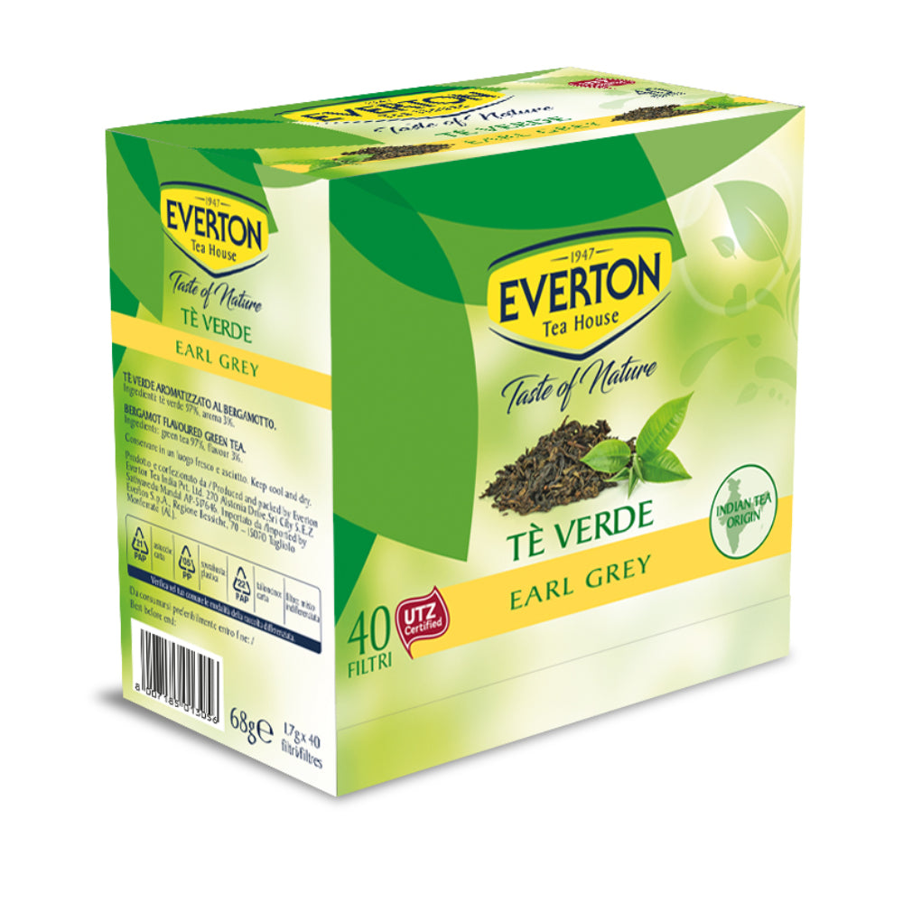 Zaļā tēja Te Verde Earl Grey, 40 gab.