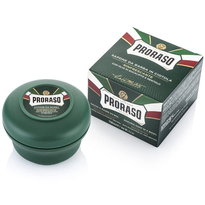 Skūšanās ziepes PRORASO Eucalyptus & Menthol, 150 ml