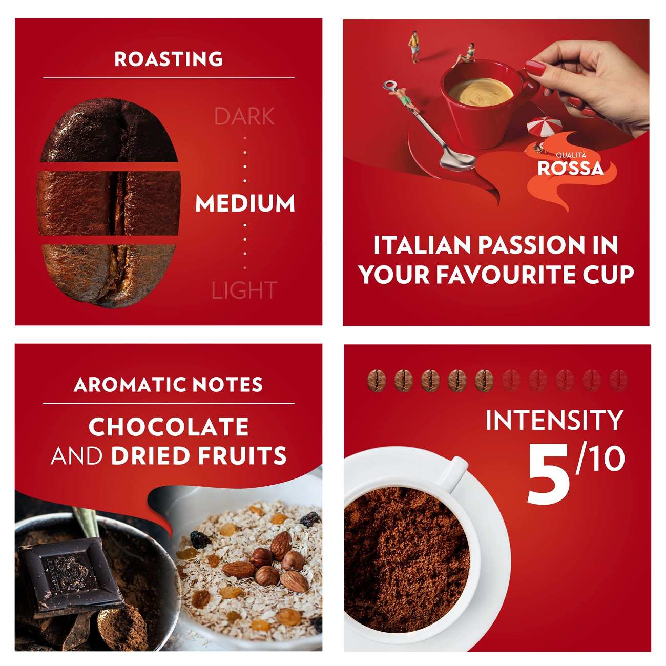 Malta kafija LAVAZZA Qualita Rossa, 2 x 250g